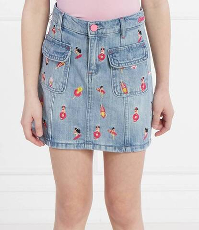 Джинсовая юбка Guess - голубой(J4GD19 D45E0)