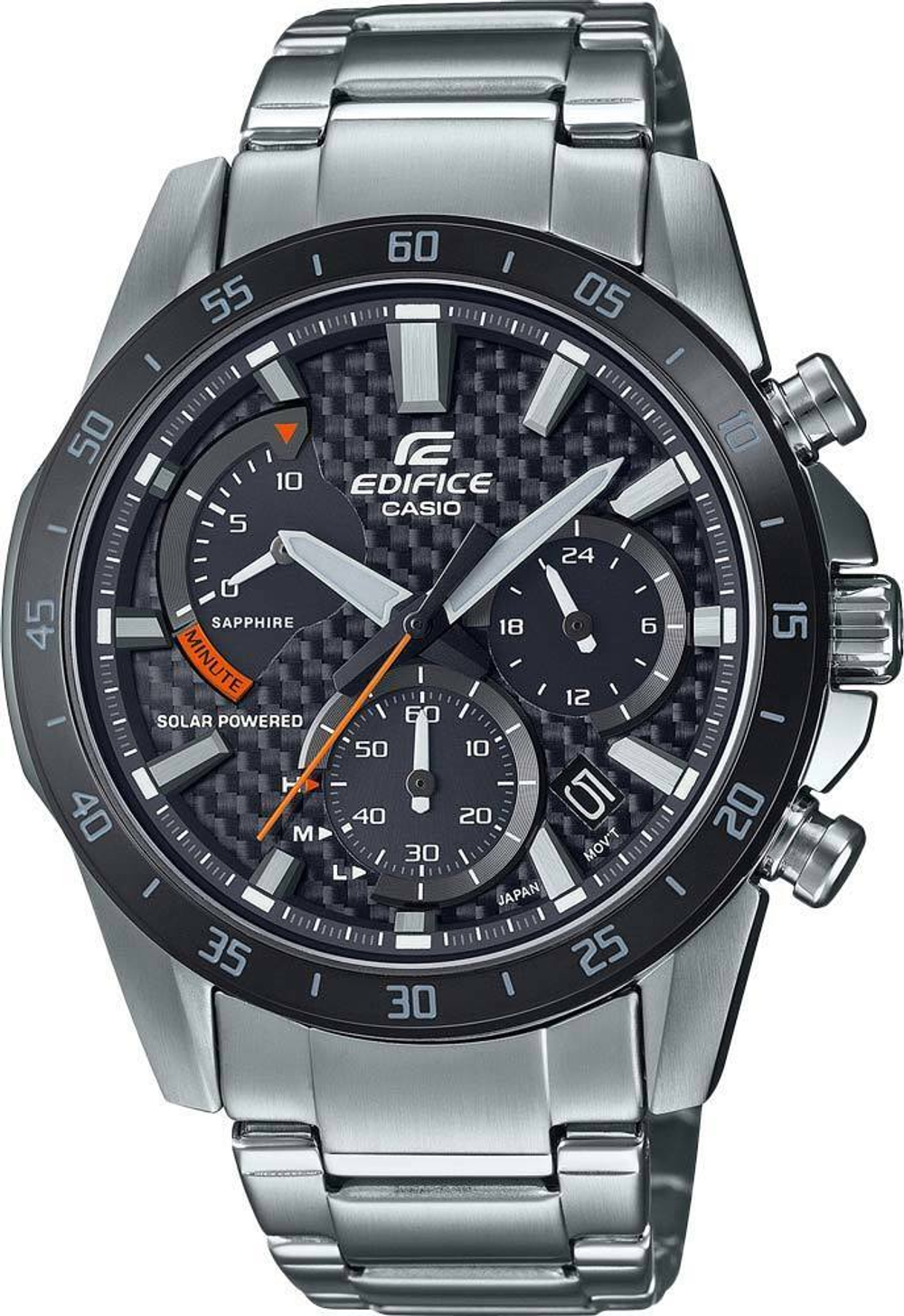 Японские наручные часы Casio Edifice EFS-S580DB-1AVUEF с хронографом