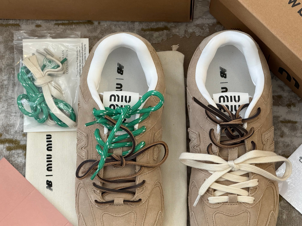 New Balance x Miu Miu 530 SL Light Brown