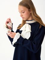 Платье для девочки AT1400 синий