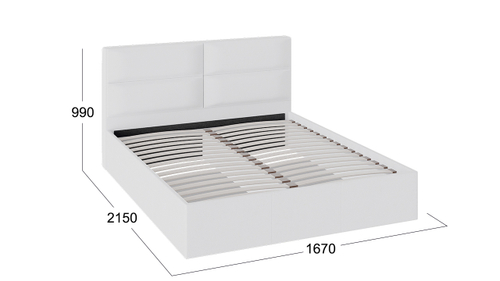 Кровать с ПМ «Глосс» (с подъемным механизмом) с заглушиной