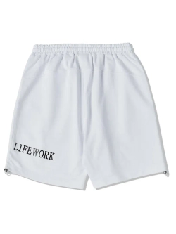 Шорты с блестящим логотипом ladok