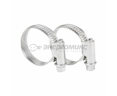Хомут стальной червячный 16-27 Россия Rexant 07-0616