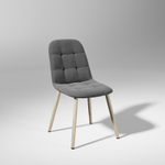 Стул Остин Серый Ultra Grey / белый/ПВХ Туя