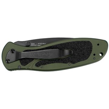 Складной нож KERSHAW Blur 1670OLBLK c клинком из стали Sandvik™ 14C28N, рукоять алюминий / Trac-Tec