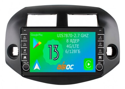 Магнитола для Toyota RAV4 3 2005-2012, Vanguard - Airoc AB-1120 (кнопки и крутилки), Android 13, TS20, 6/128Гб, SIM-слот, CarPlay
