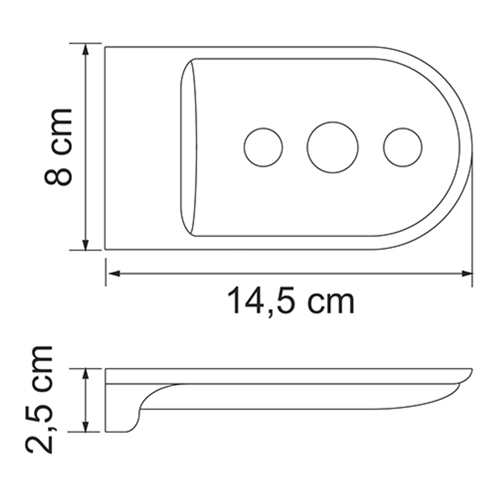 Kammel K-8369WHITE Мыльница решетка