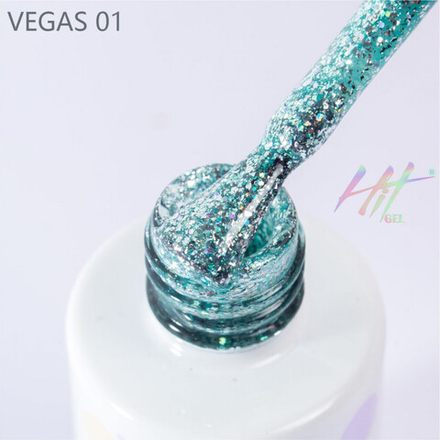 Гель-лак ТМ "HIT gel" №01 Vegas, 9 мл