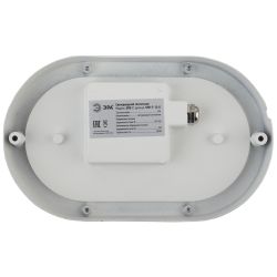 Светильник ЖКХ светодиодный ЭРА SPB-7-12-O антивандальный IP65 12Вт 1140Лм 5000К 220х135 ОВАЛ