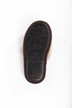 тапочки из овчины домашние