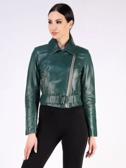 Кожаная куртка демисезонная косуха