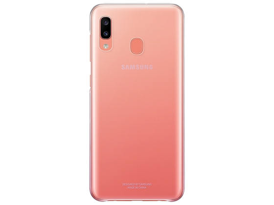 Samsung для Samsung Galaxy A20 Gradation Cover розовый (EF-AA205CPEGRU) Чехол (клип-кейс)