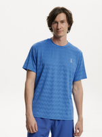 ОДЕЖДА ДЛЯ ТЕННИСА Мужская, Футболка SEVENSIX LODDY T-SHIRT 2.0 RIGATTA BLUE .