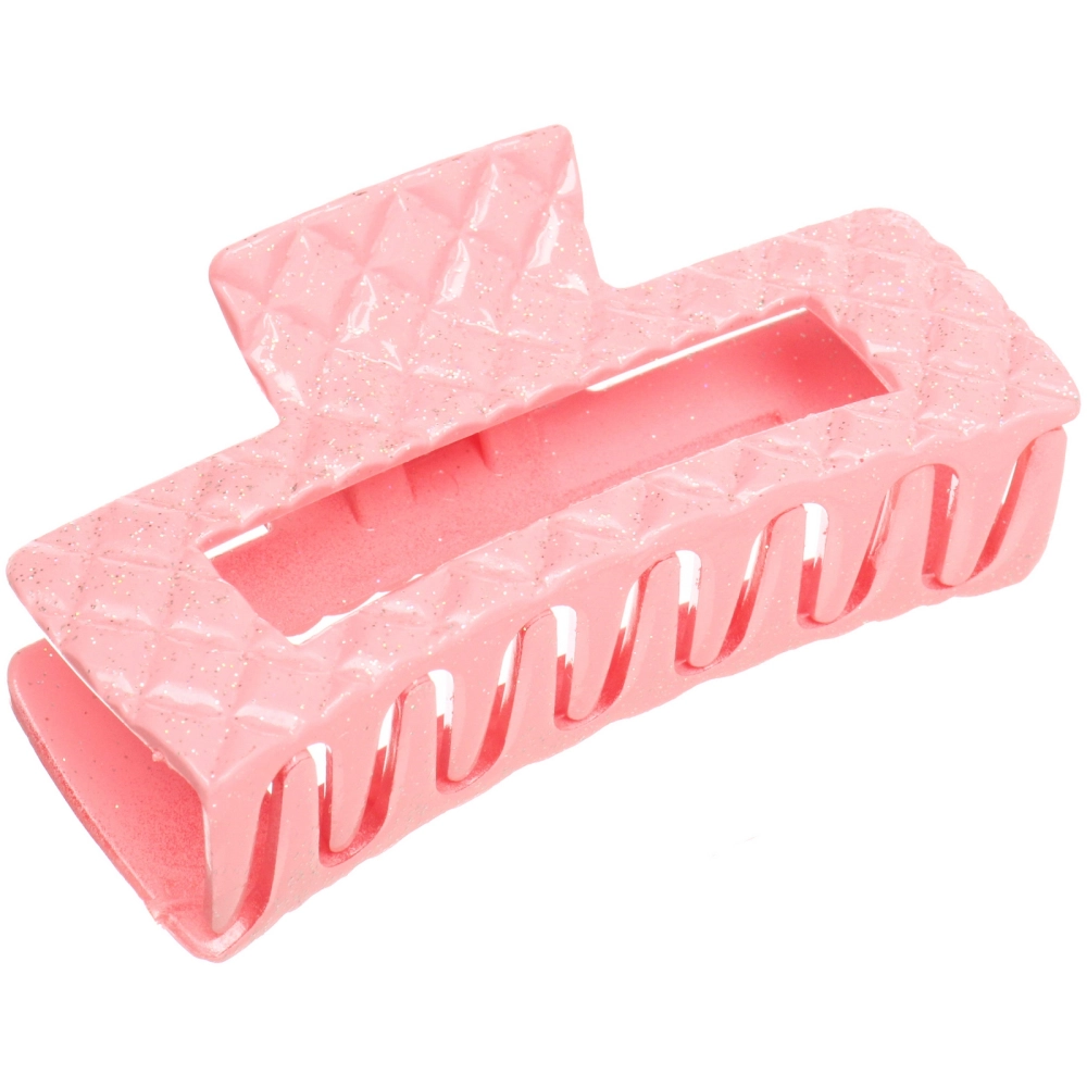 Заколка - краб для волос «AKS - MANTANA», микс 6 цветов, прямоугольник,10,5*3,5см