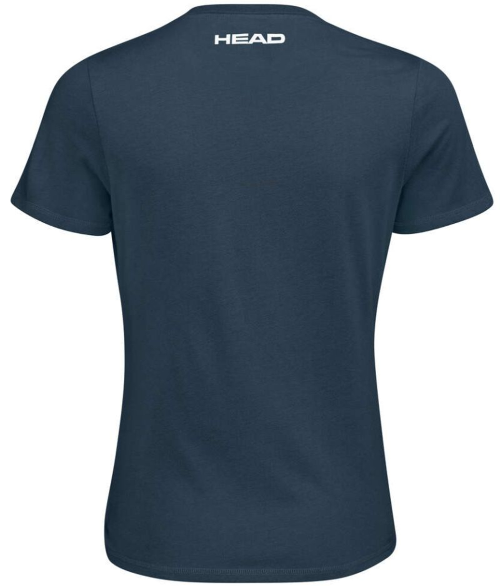 Женская теннисная футболка Head Club Lara T-Shirt - navy