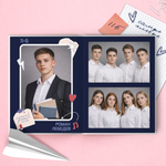 PSD-Шаблон фотокниги "Стикер"