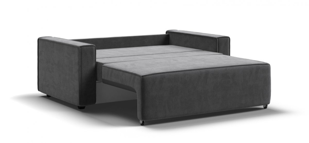 Диван Норд двухместный Велюр Монолит серый