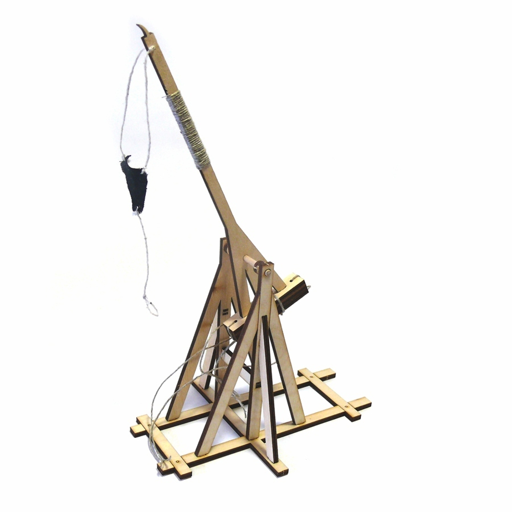 Перрье от Armarika - деревянный конструктор, сборная модель, 3d пазл, Метательная машина древнего Рима, моделированием, моделизм