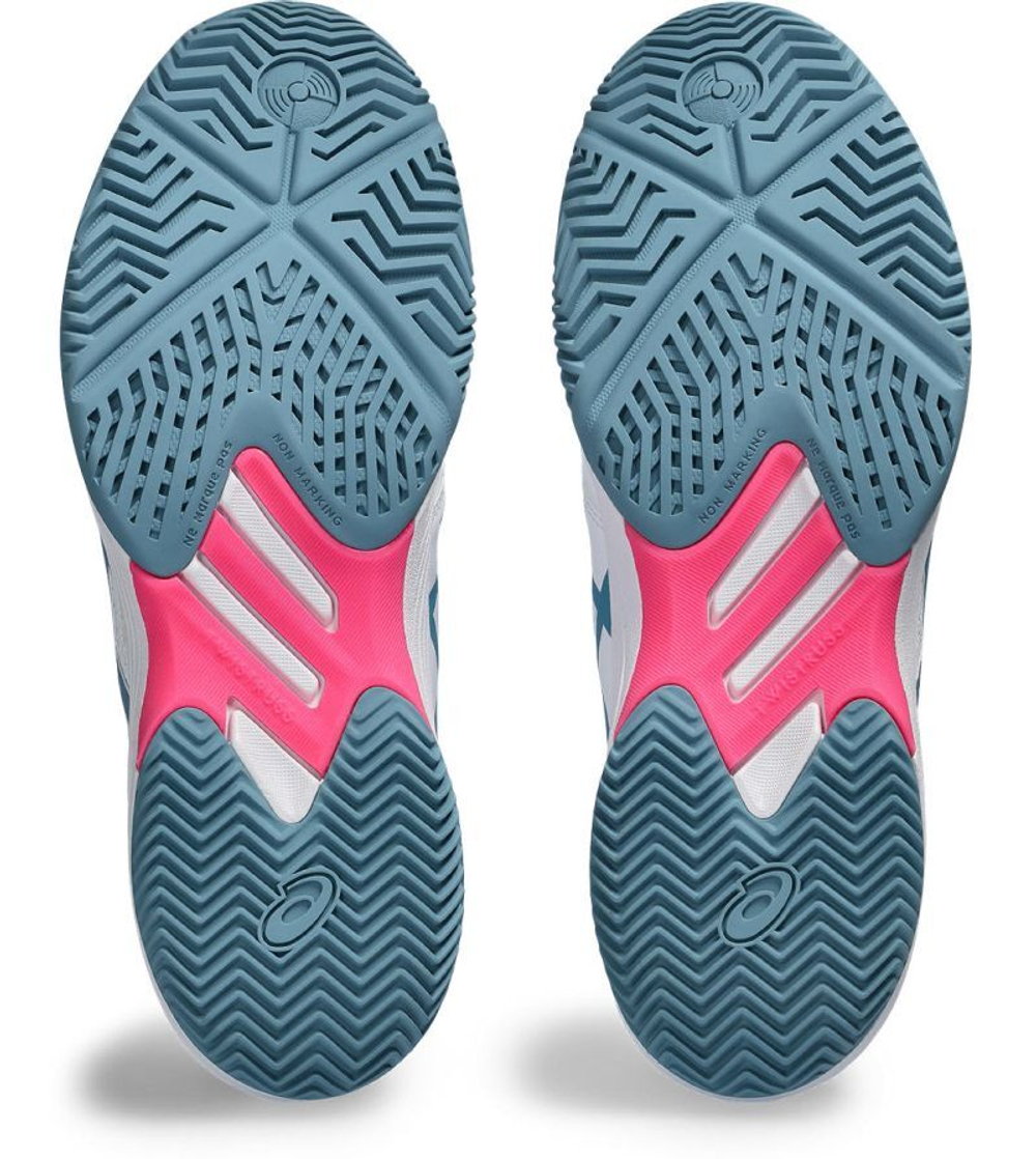 Женские кроссовки для Падел Asics Solution Swift FF Padel - white/gris blue