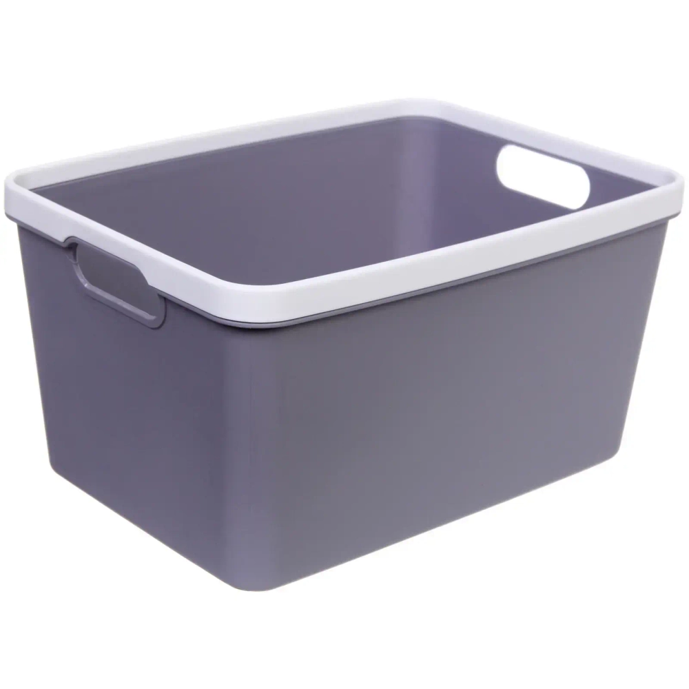 Контейнер для хранения «БРЭТОС», цвет пыльно - серый, 29.5*22.5*16см✦