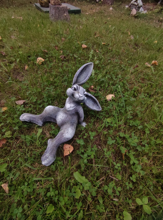 Садовая фигура "Зайчик Жан" бронза Закупка М30 ноябрь 2025