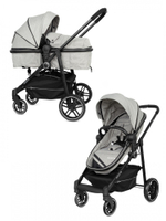 Коляска детская 2-в-1 "AZURE Trends" RA147 alu. Grey