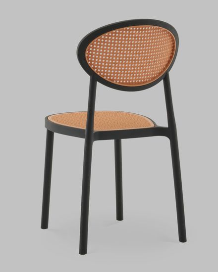 Стул Junie пластиковый чёрный