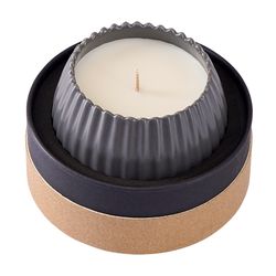 Свеча ароматическая Sandalwood, Bergamot & Citrus из коллекции Edge, серый, 30 ч