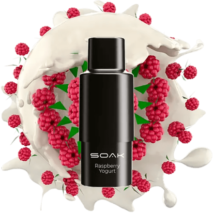Картридж SOAK Q - Raspberry Yogurt (Малиновый Йогурт)