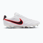Футбольные бутсы Nike Tiempo Ligera Pro FG white/bright crimson/black