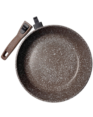 Сковорода классическая 26 см с/р коричневый гранит
