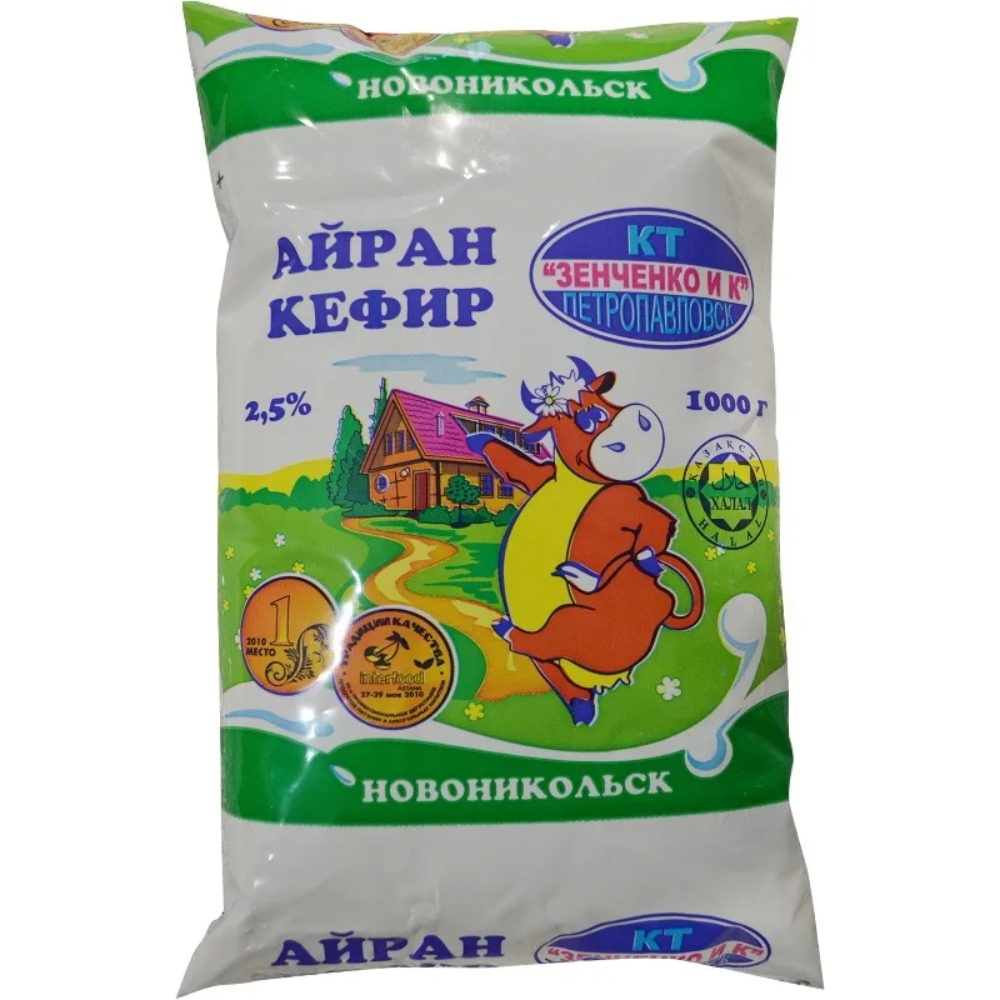 Кефир Зенченко 2,5% 1 л тфа