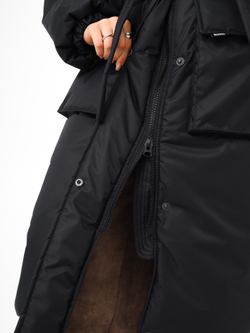 Пальто зимнее City женское, черное