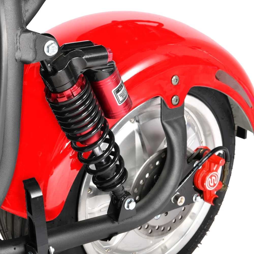 Электроскутер Cityсoco WHITE SIBERIA PRO MAX + 3950W 21AH Красный