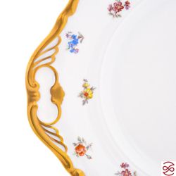 Тарелка для торта Queen's Crown Мелкие цветы 27 см