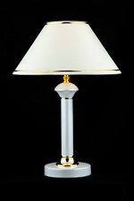Настольная лампа 60019/1 глянцевый белый