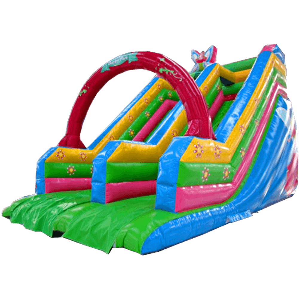 Детский надувной батут-горка "Бабочка"