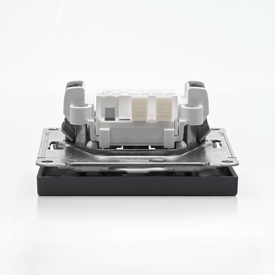 Выключатель кнопочный 1-кл. ArtGallery быстрозажим. клем. механизм грифель SE GAL000715S