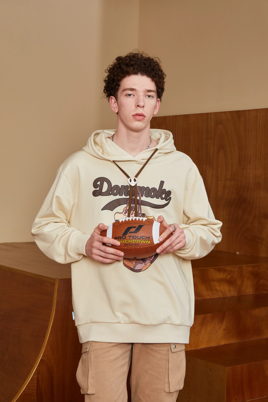 Худи DONSMOKE "Sneakers Logo" Oversized Hoodie