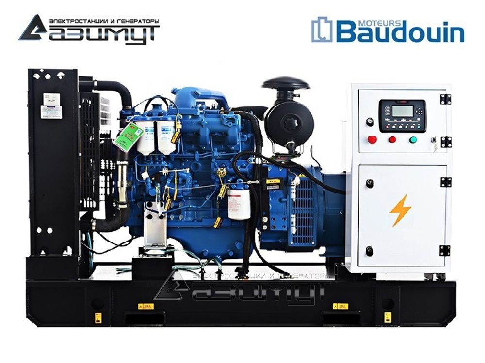 Дизельный генератор Азимут АД-40С-Т400-1РМ9 Baudouin