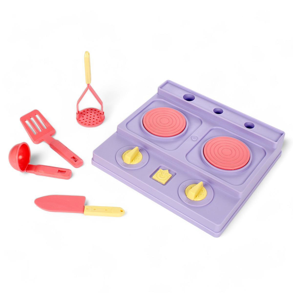 Электроплита "Маленькая принцесса" (нежно-сиреневая) (Огонек)