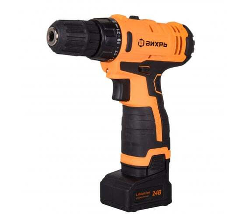 ДРЕЛЬ-ШУРУПОВЕРТ ВИХРЬ АККУМУЛЯТОРНАЯ ДА-24Л-2К 72/14/18