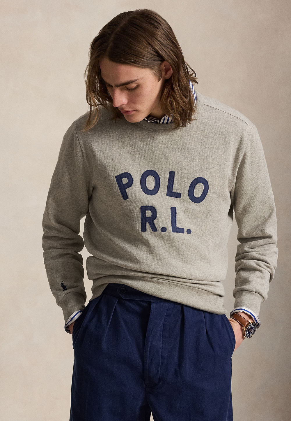 Свитшот POLO RALPH LAUREN - dark sport heather