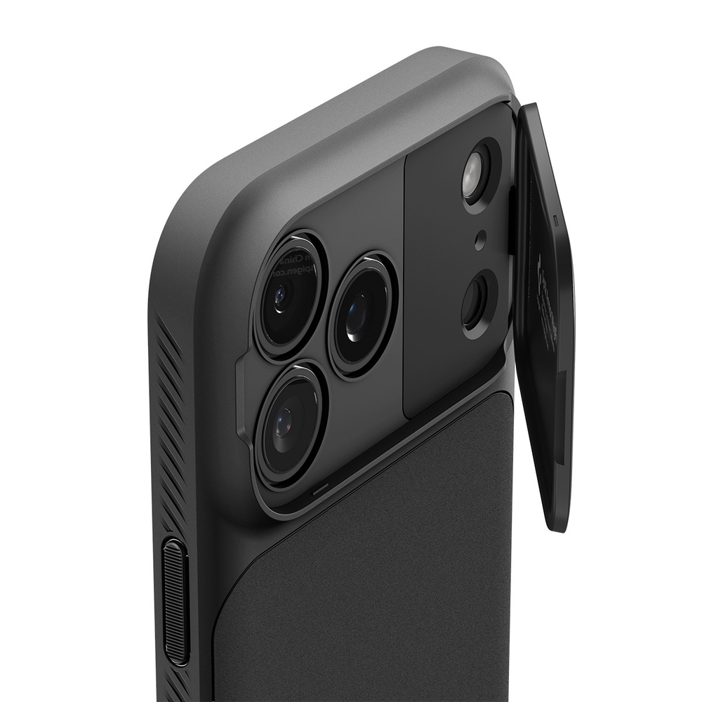 Чехол Spigen Optik Armor Magsafe для iPhone 17 Pro Max черный