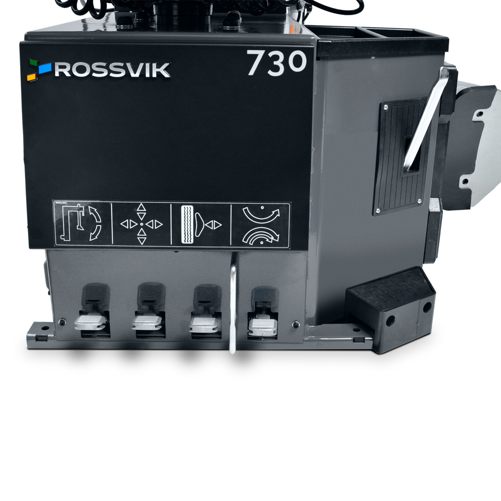 Станок шиномонтажный ROSSVIK V-730, 2sp, авт., до 30", 380 В, взрыв. накачка, серый