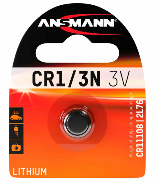 Батарейка CR1/3N ANSMANN Lithium