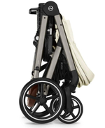 Коляска Cybex Balios S Lux TPE complete Aton S2 Hibiscus Red 3 в 1 Seashell Beige с дождевиками