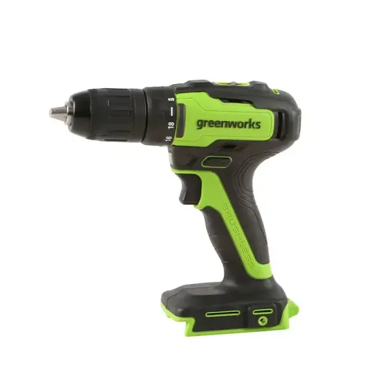 Аккумуляторная дрель-шуруповерт GREENWORKS GD24DD35 3704007 (БЕЗ АКБ и ЗУ)