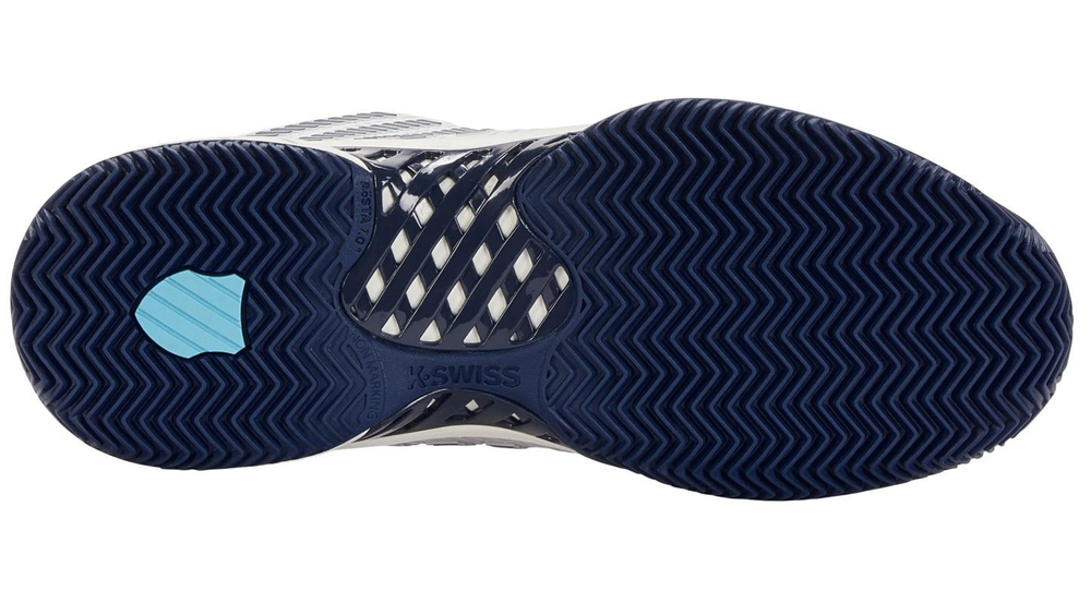 Теннисные кроссовки K-Swiss Hypercourt Express 2 HB - blanc de blanc/blue opal/lollipop