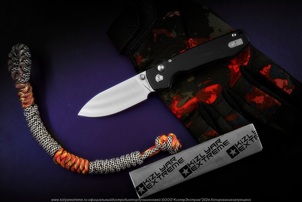 Нож Vosteed Raccoon сталь 14C28N Satin рукоять Black Micarta